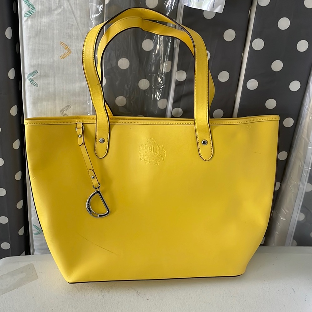 Ralph Lauren Yellow Bag